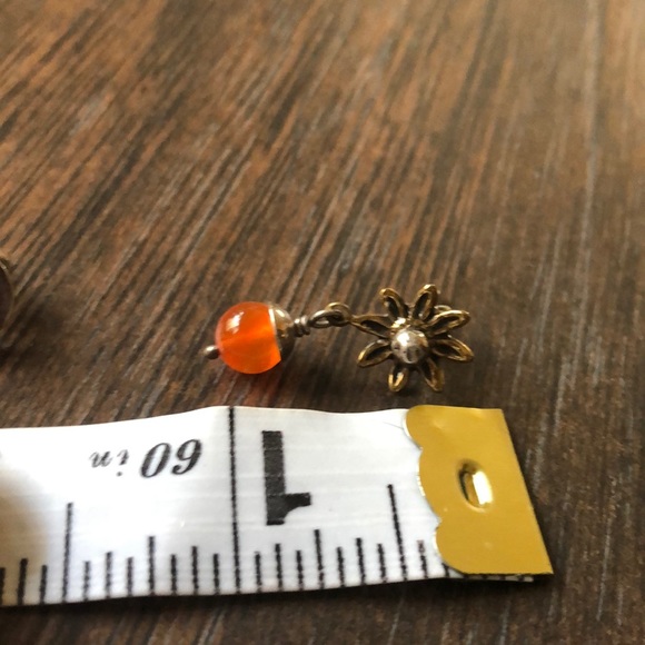 Semi precious stone drop earrings - Picture 7 of 7